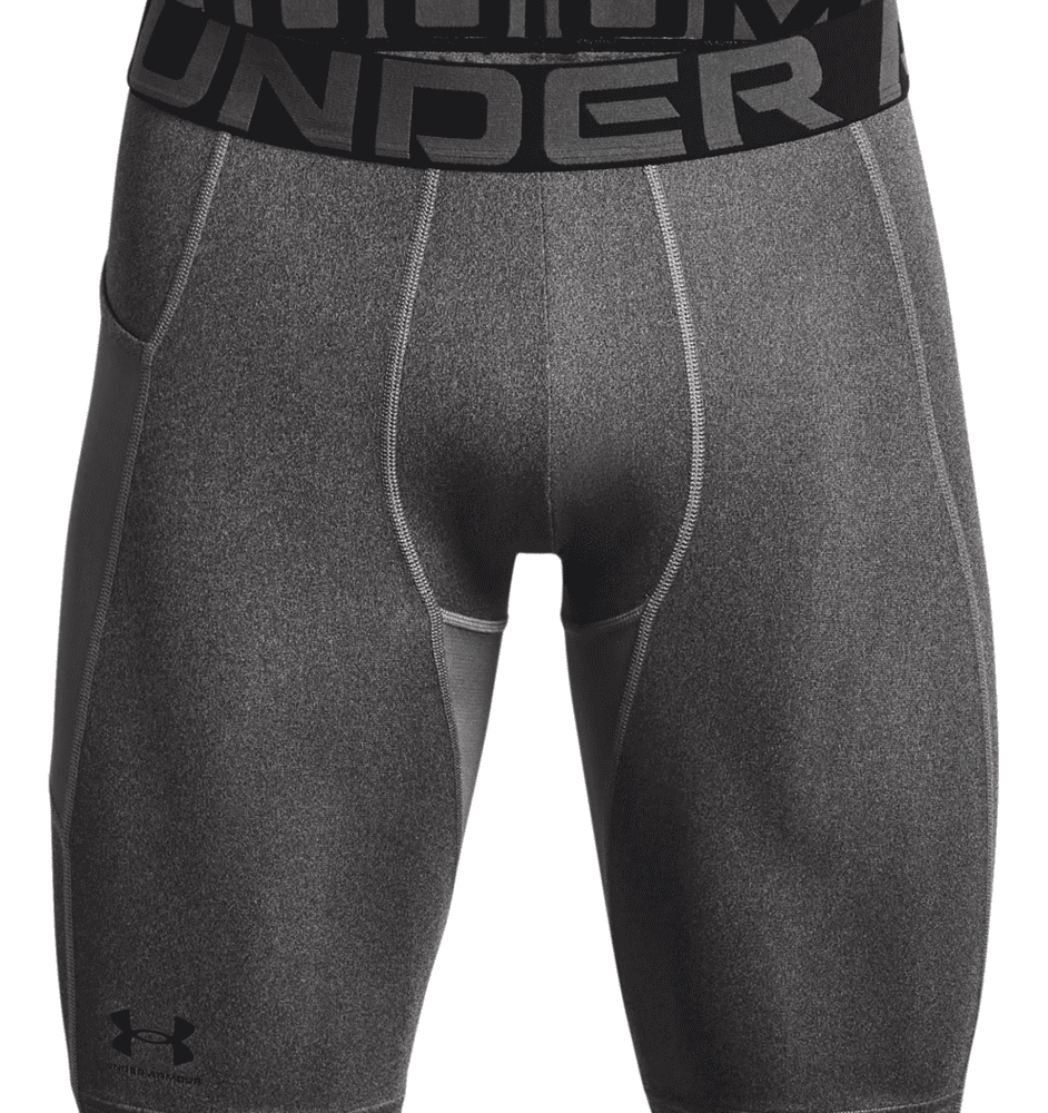 Under Armour HeatGear Pocket Long Shorts 1361602 - Carbon Heather, L