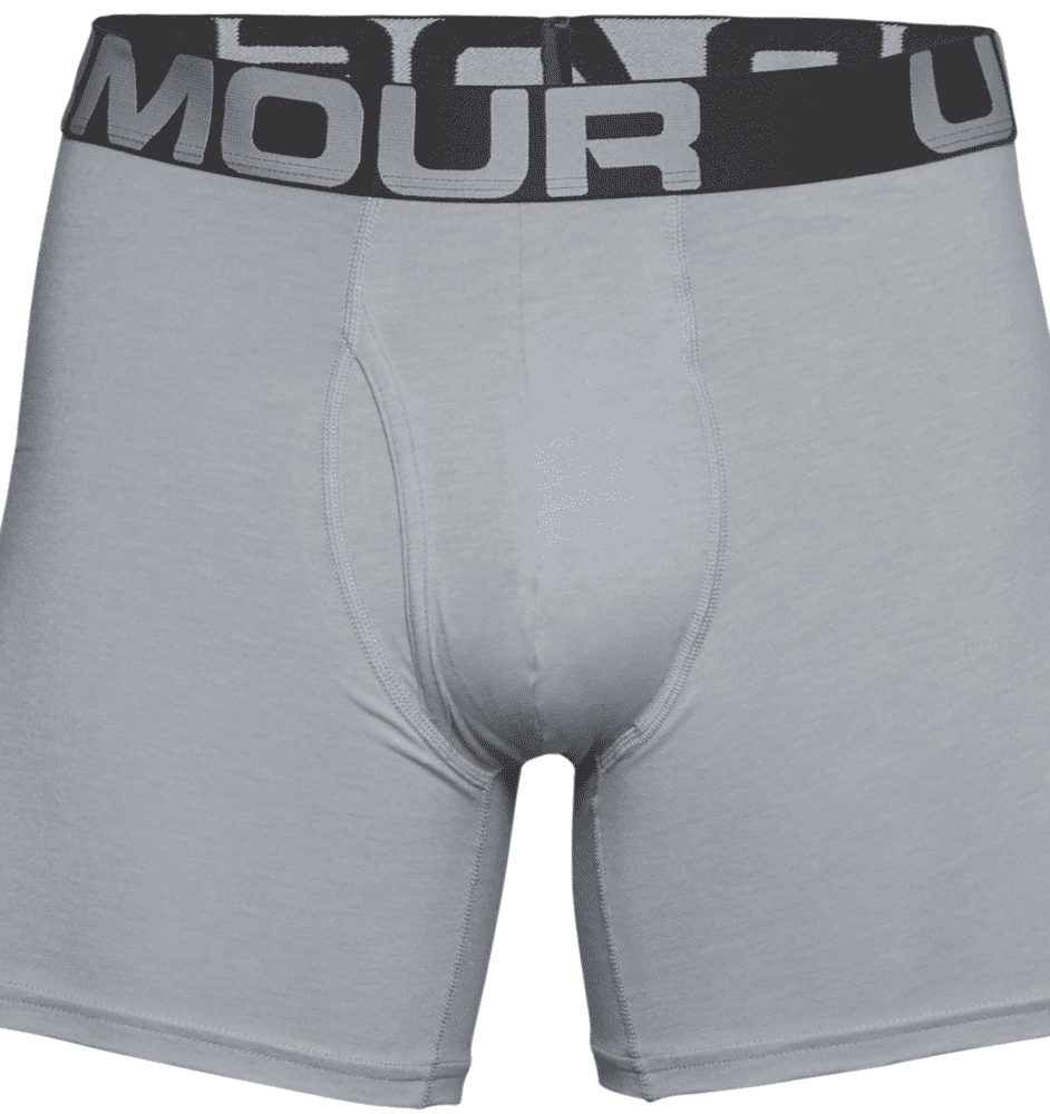 Under Armour Charged Cotton 6'' Boxerjock - 3-Pack 1363617 - Mod Gray, 2XL