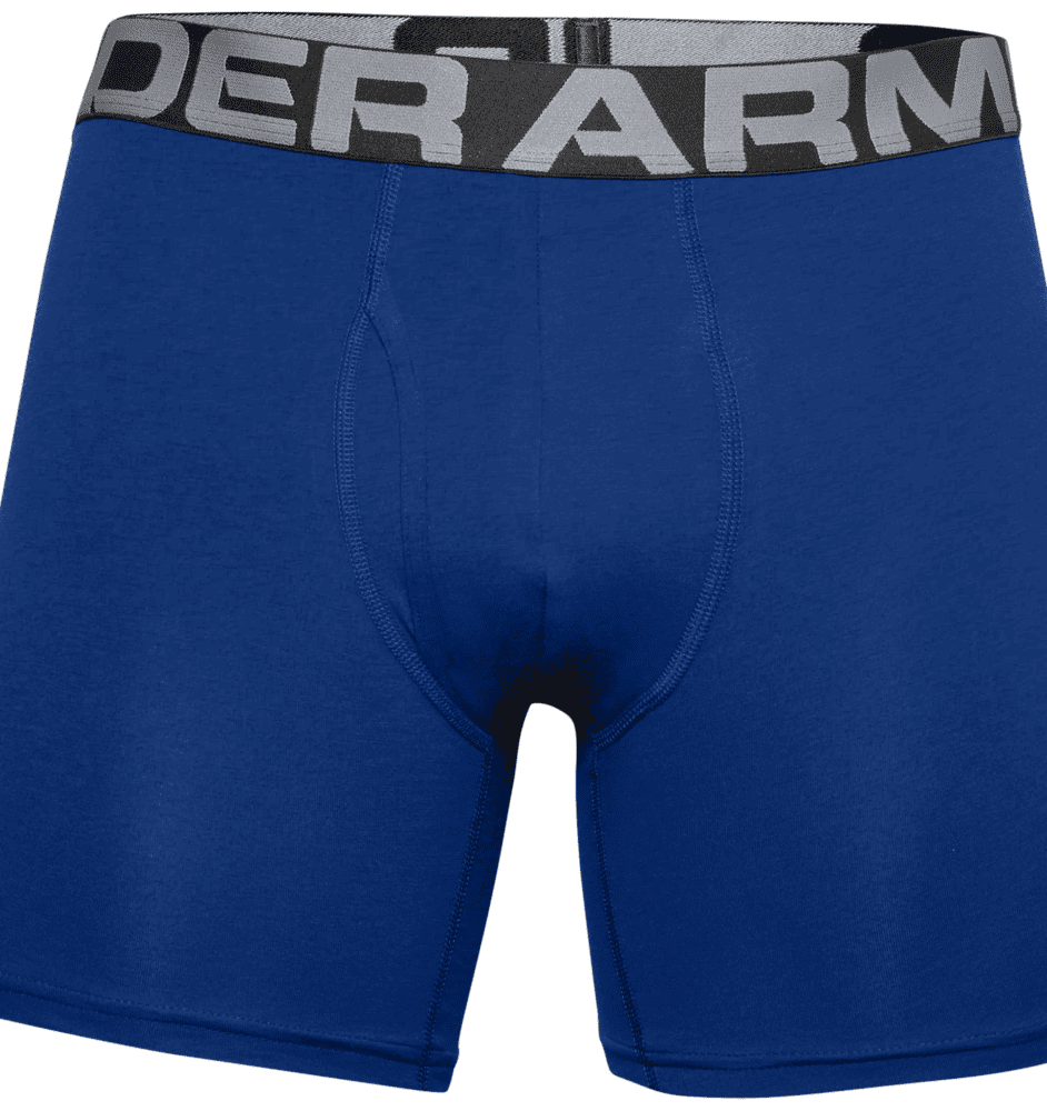 Under Armour Charged Cotton 6'' Boxerjock - 3-Pack 1363617 - Royal/Academy, S