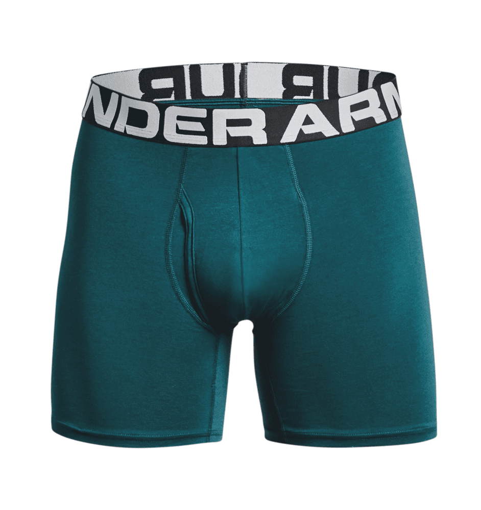 Under Armour Charged Cotton 6'' Boxerjock - 3-Pack 1363617 - Tourmaline Teal, 5XL