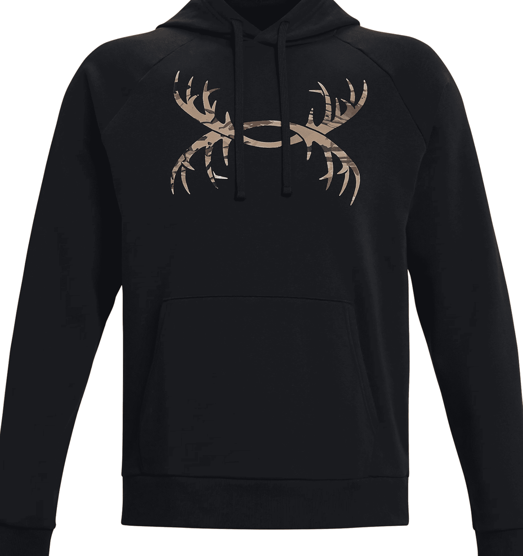 Under Armour UA Rival Fleece Antler Hoodie - Black, L
