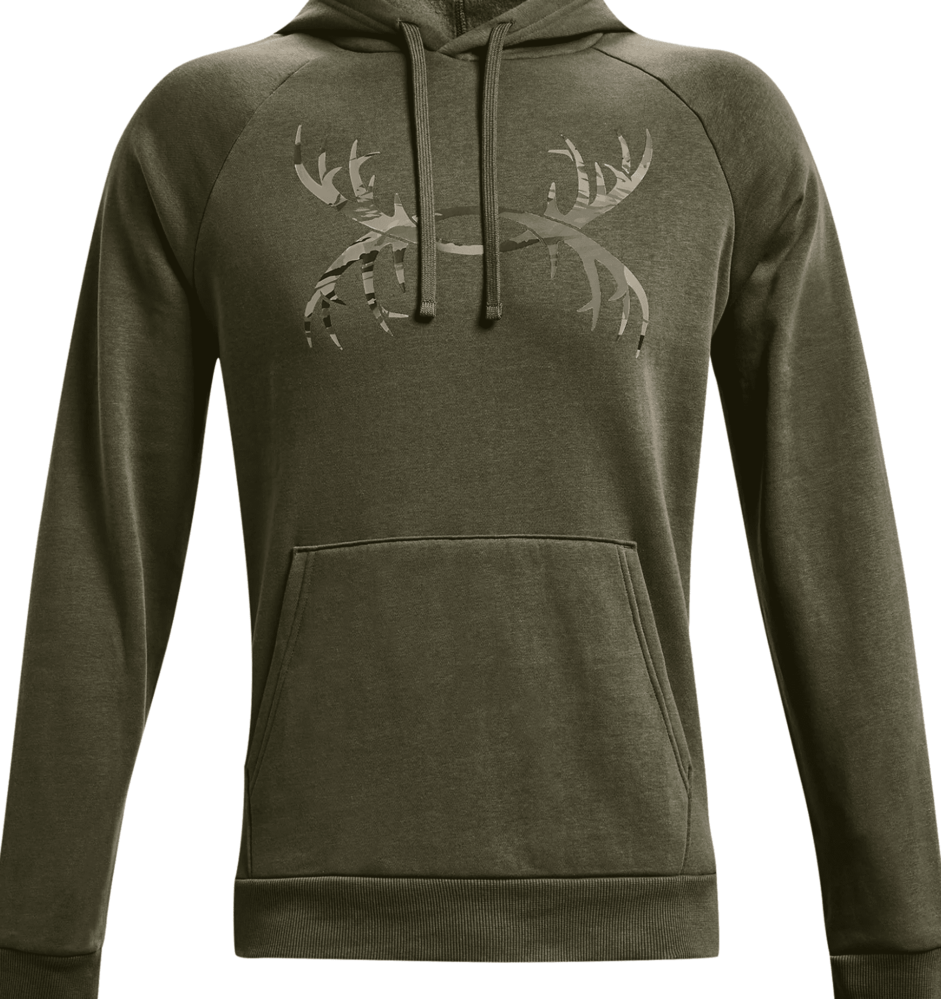 Under Armour UA Rival Fleece Antler Hoodie - Marine OD Green, S