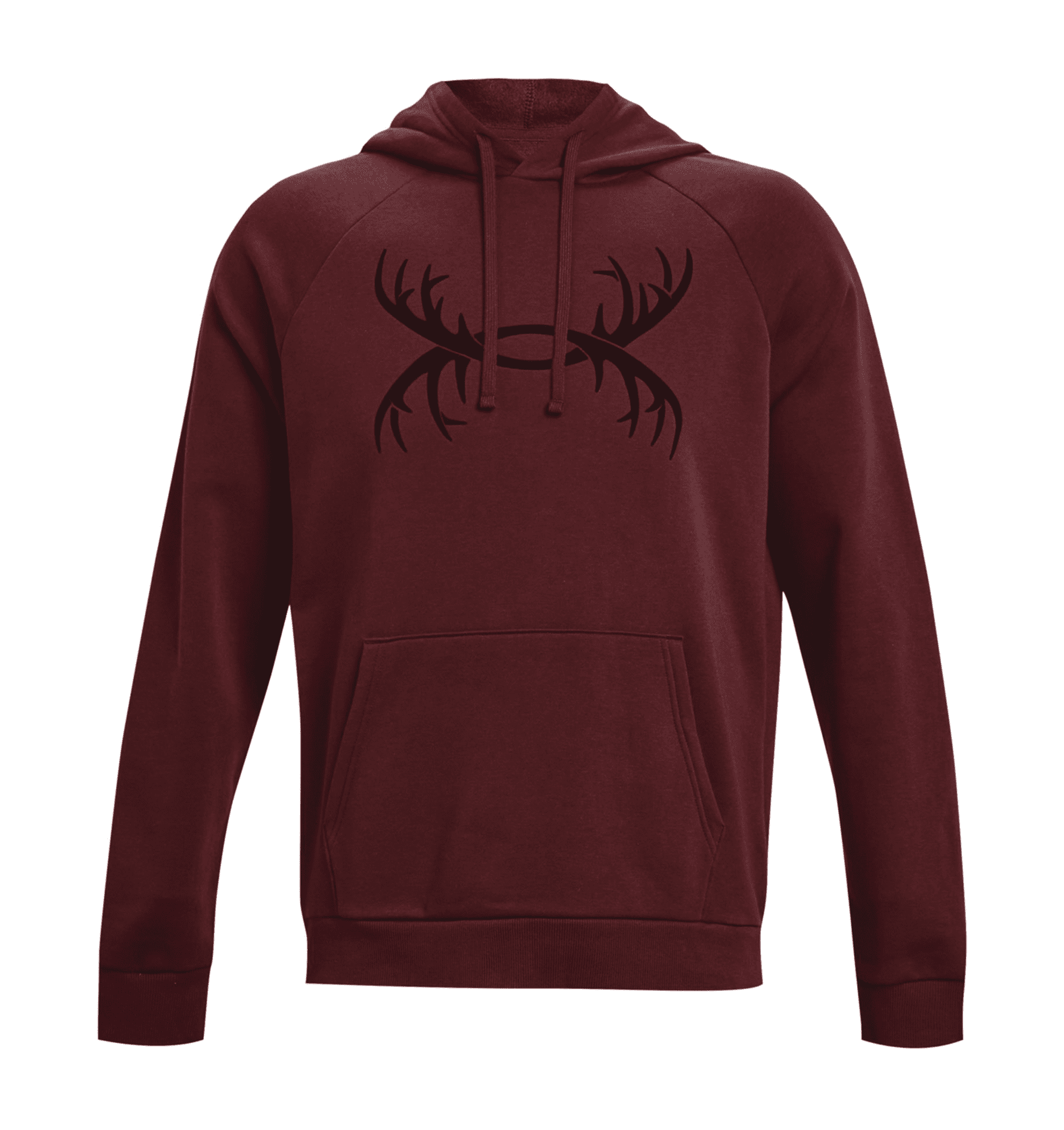 Under Armour UA Rival Fleece Antler Hoodie - Chestnut Red, XL