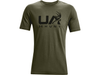 Under Armour Men's UA Antler Hunt Logo T-Shirt 1366014 - Marine OD Green, 3XL