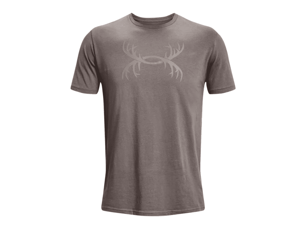 Under Armour UA Antler Logo T-Shirt - Pewter, 5XL