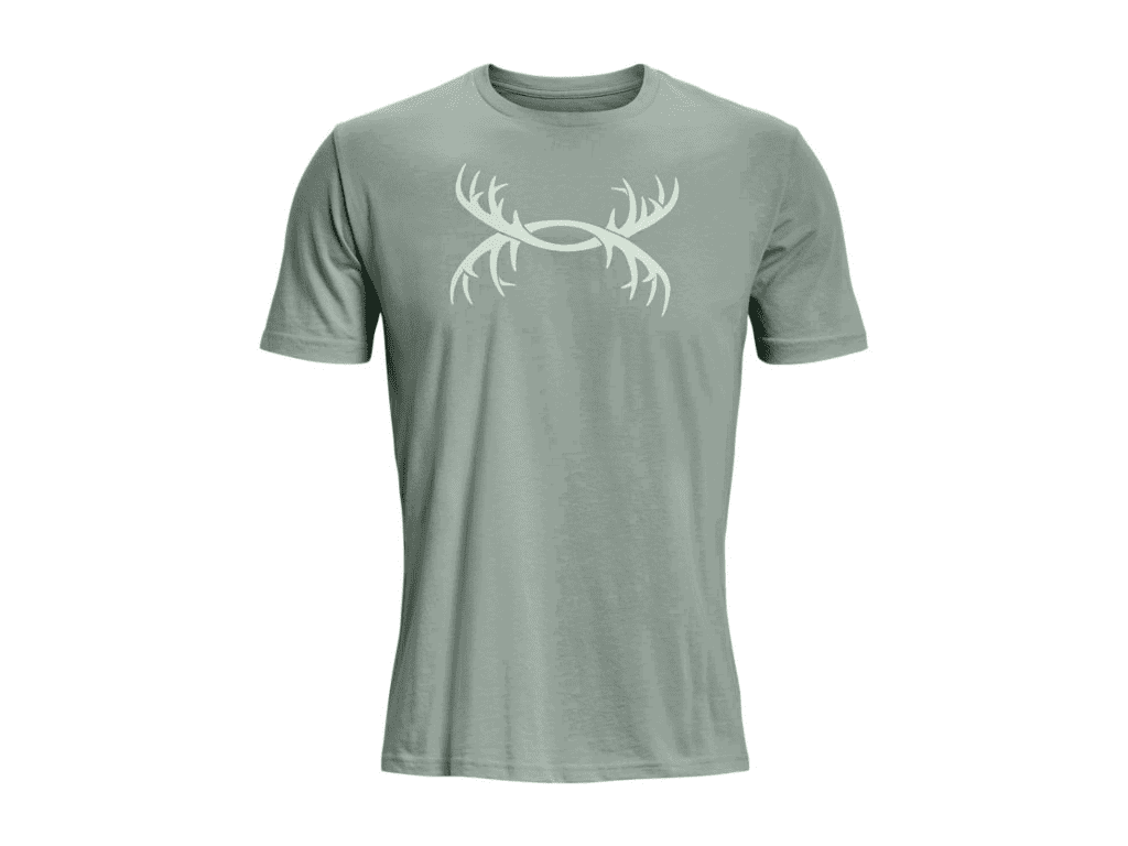 Under Armour UA Antler Logo T-Shirt - Opal Green, 3XL