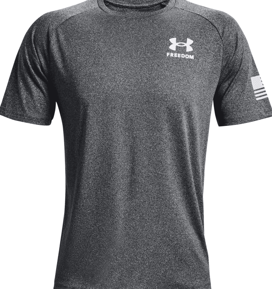 Under Armour Tech Freedom Short Sleeve T-Shirt - Pitch Gray, S