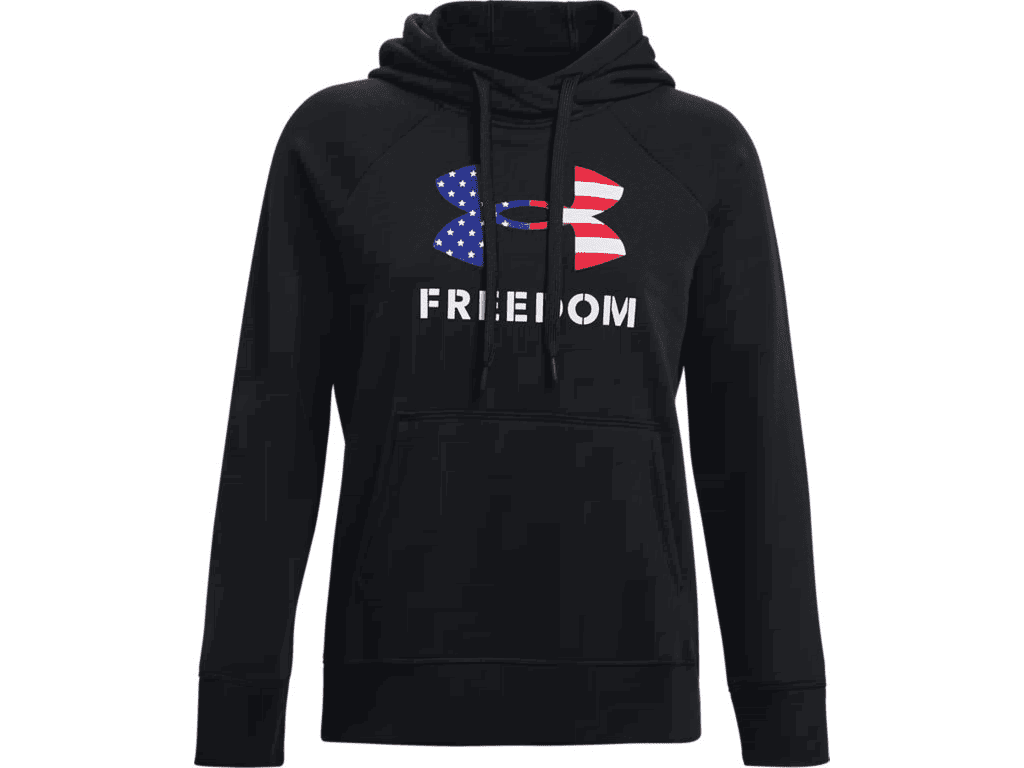 Under Armour Women's UA Freedom Rival Hoodie 1370026 - Black, 2XL
