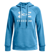 Under Armour Women's UA Freedom Rival Hoodie 1370026 - Chicago Blue, 2XL