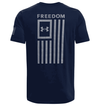 Under Armour Freedom Flag T-Shirt 1370810 - Academy/Steel, XL