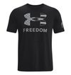 Under Armour Freedom Logo T-Shirt - Black/Gray, L