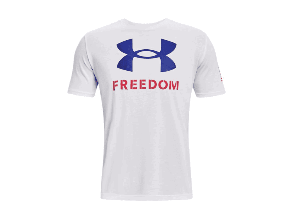 Under Armour Freedom Logo T-Shirt - White, M