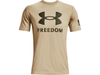 Under Armour Freedom Logo T-Shirt - Desert Sand, 3XL