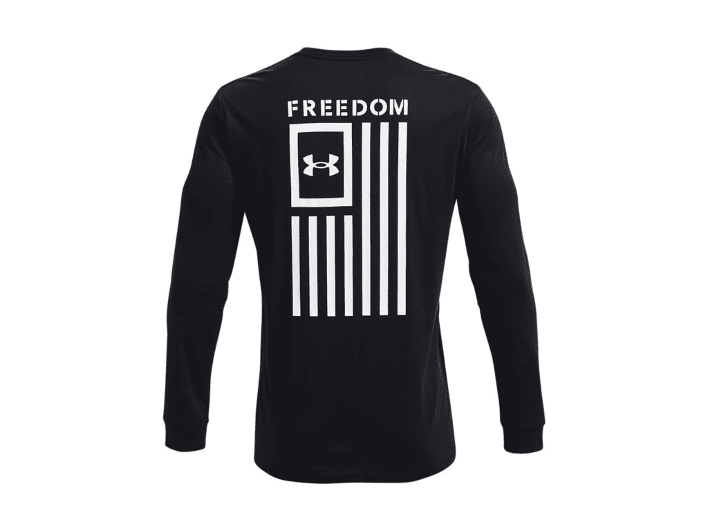 Under Armour UA Freedom Flag Long Sleeve 1370813 - Black, 2XL