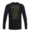 Under Armour UA Freedom Flag Long Sleeve 1370813 - Black/Green, 2XL