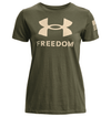 Under Armour Women's UA Freedom Logo T-Shirt 1370815 - Marine OD Green, 2XL