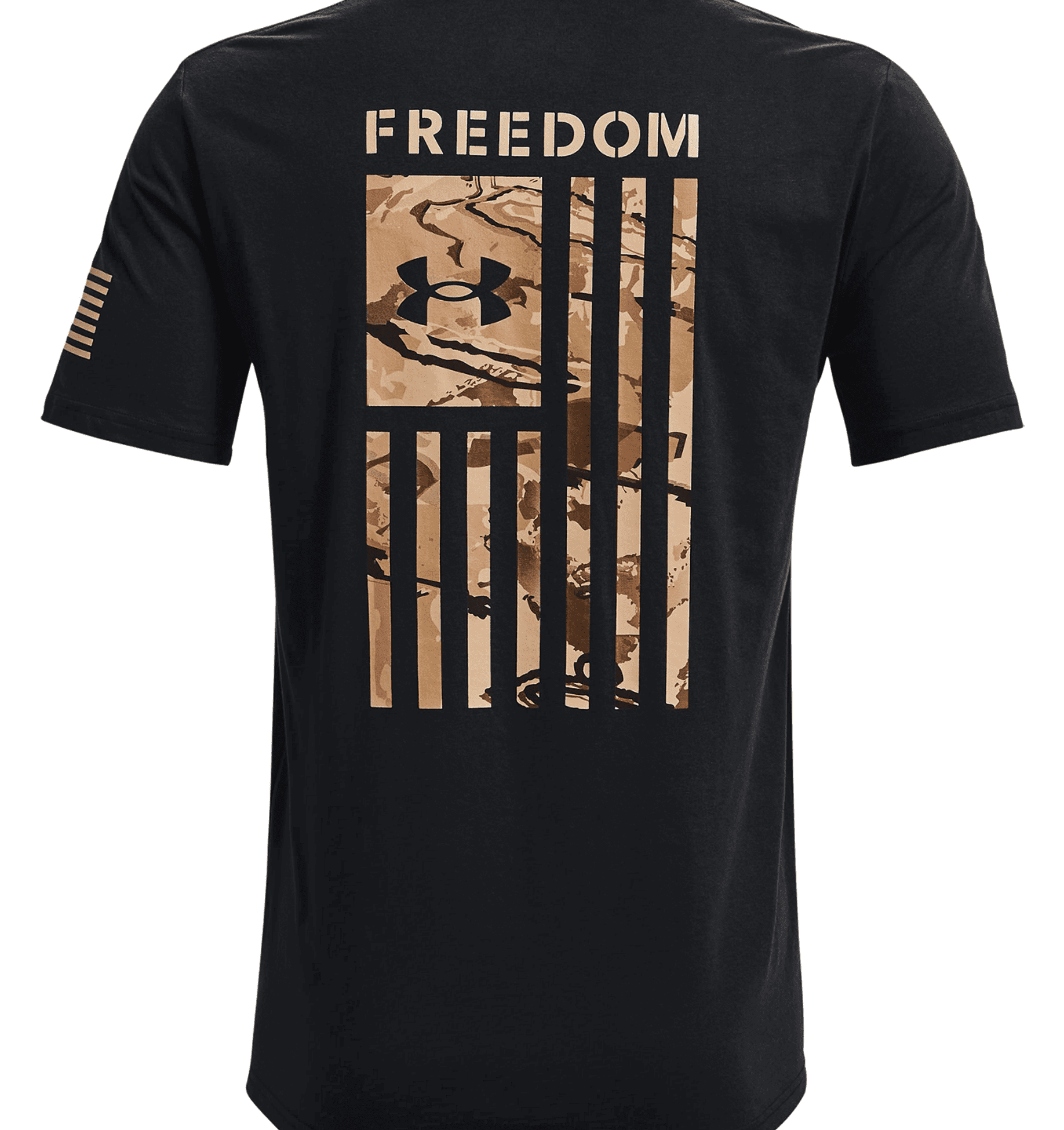 Under Armour UA Freedom Flag Camo T-Shirt 1370816 - Desert Sand, 2XL