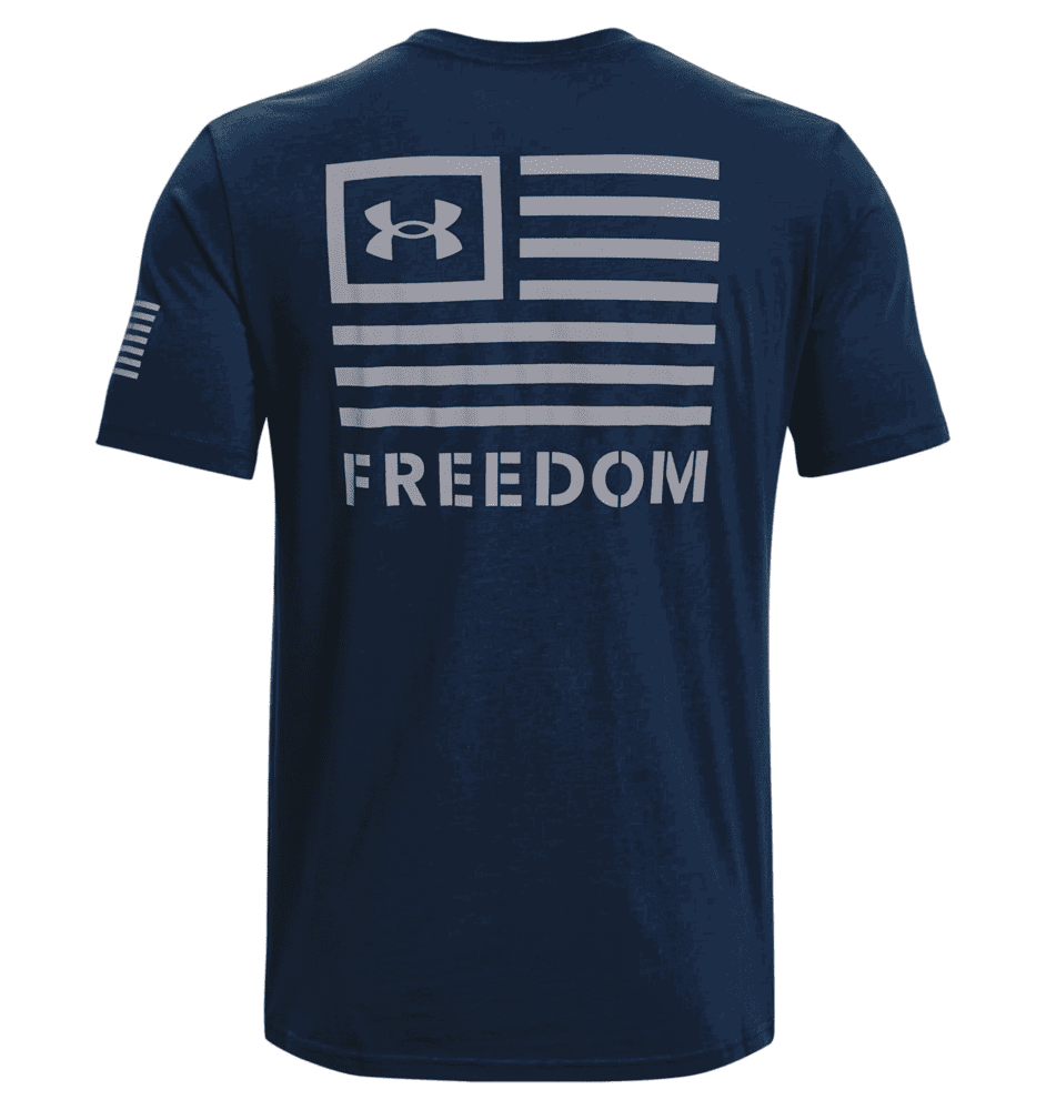 Under Armour Freedom Banner T-Shirt 1370818 - Blackout Navy, L