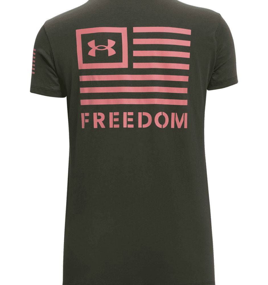Under Armour Women's UA Freedom Banner T-Shirt - Baroque Green, L