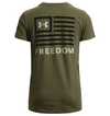 Under Armour Women's UA Freedom Banner T-Shirt - Marine OD Green/Black, S