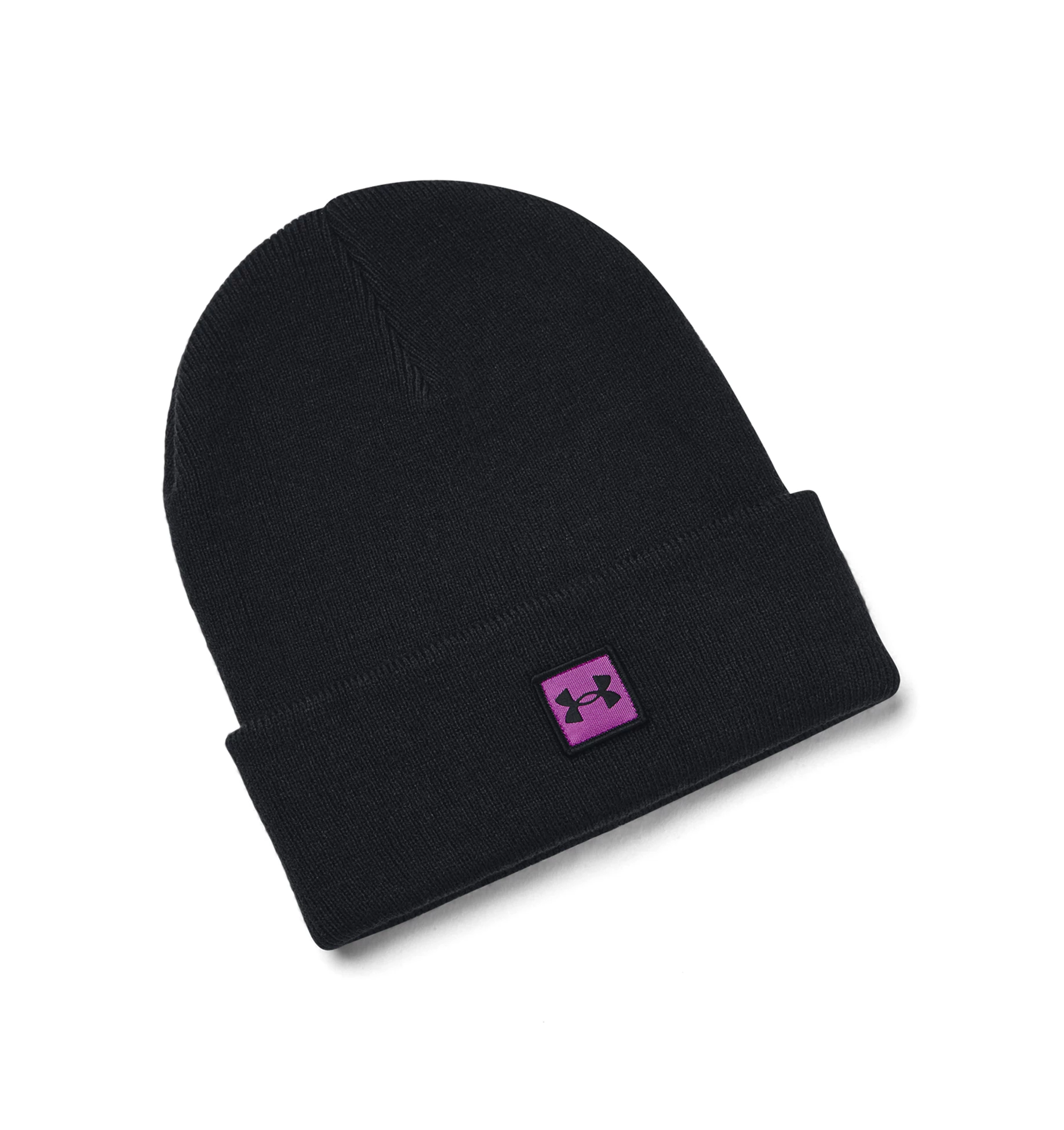 Under Armour Unisex UA Halftime Cuff Beanie 1373155 - Black/Purple
