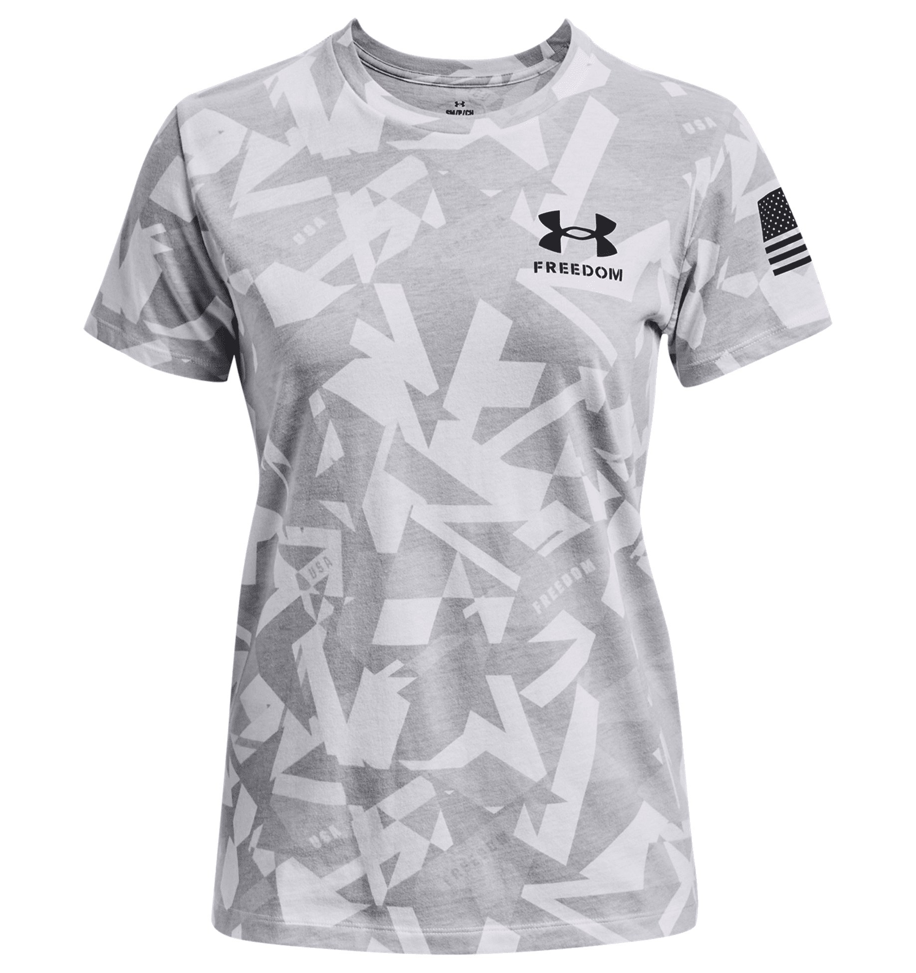 Under Armour Women's UA Freedom Amp T-Shirt 1373896 - White, XL