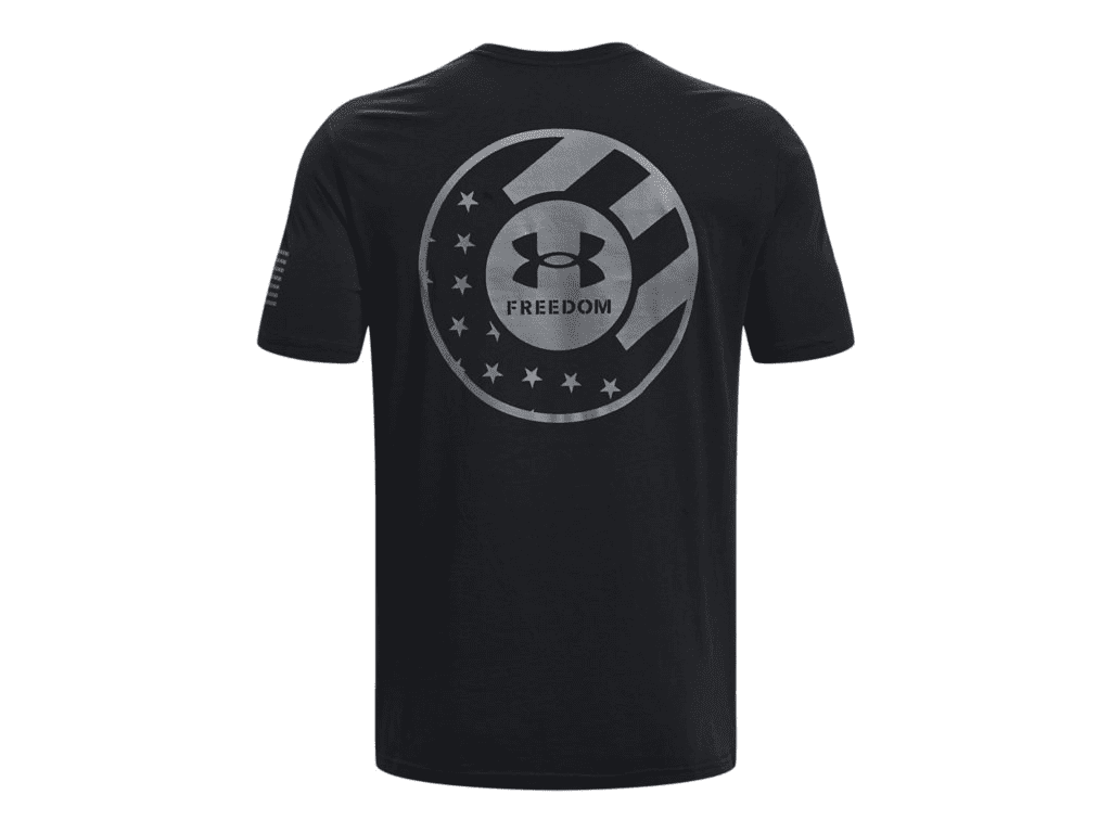 Under Armour UA Freedom Flag Bold T-Shirt 1375091 - Black