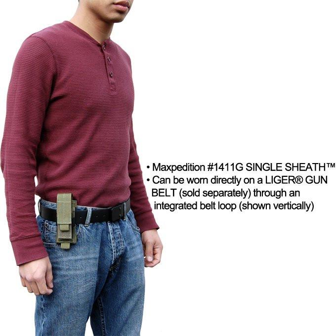 Maxpedition Single Sheath for a flashlight, multitool, knife, or magazine 1411 - Knives