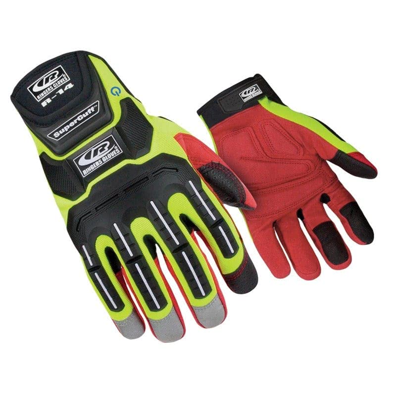Ringers Gloves R-14 Mechanics Hi-Vis - Clothing & Accessories