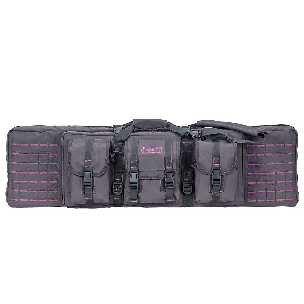 Voodoo Tactical 42 in. Padded Weapons Case 15-7619 - Gray/Purple
