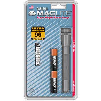 Maglite M2A Mini Mag 2 AA-Cell Hang Pack - Gray