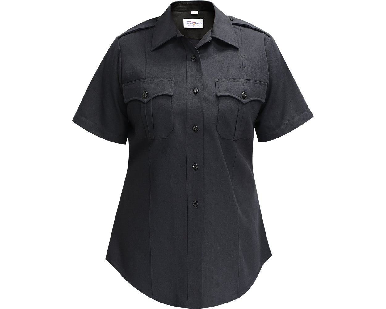Flying Cross Deluxe Tropical Women's Short Sleeve Shirt with Traditional Collar 154R66 - Clothing & Accessories