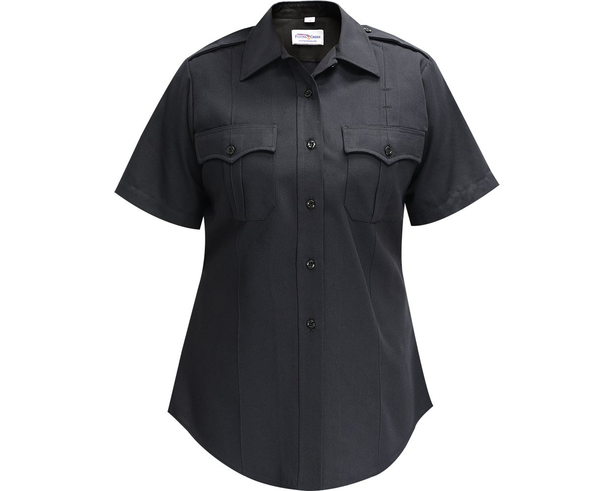 Flying Cross Deluxe Tropical Women's Short Sleeve Shirt with Traditional Collar 154R66 - Clothing &amp; Accessories