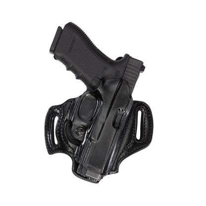 Aker Leather FlatSider™ XR13 Open Top Belt Slide Holster 168A - Tactical &amp; Duty Gear