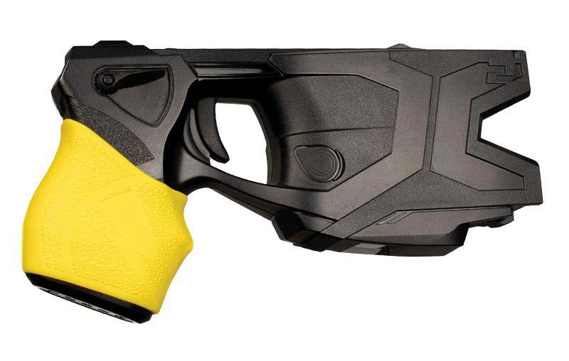 Hogue HandAll Hybrid Taser Conducted Electrical Weapon Grip Sleeve for X26, X26P, X2 Yellow 17509 - Grips