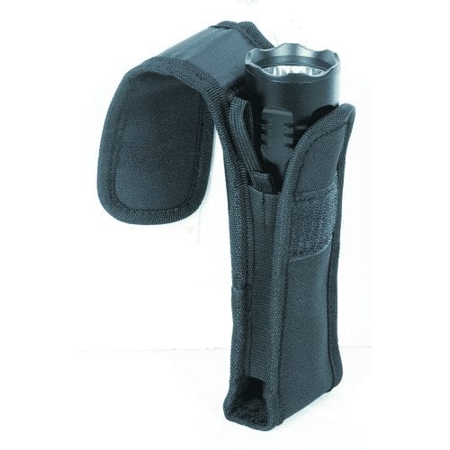Voodoo Tactical Flashlight Pouch with Adjustable Cover & Elastic Sides 20-01350 - Tactical & Duty Gear