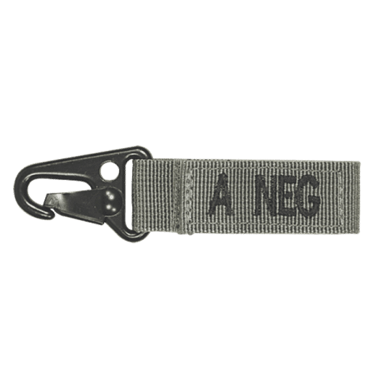 Voodoo Tactical Embroidered Blood Type Tags (A-) 20-9723 - Tactical &amp; Duty Gear