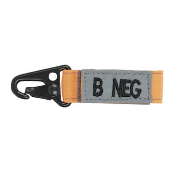Voodoo Tactical Embroidered Blood Type Tags (B-) 20-9725 - Tactical &amp; Duty Gear