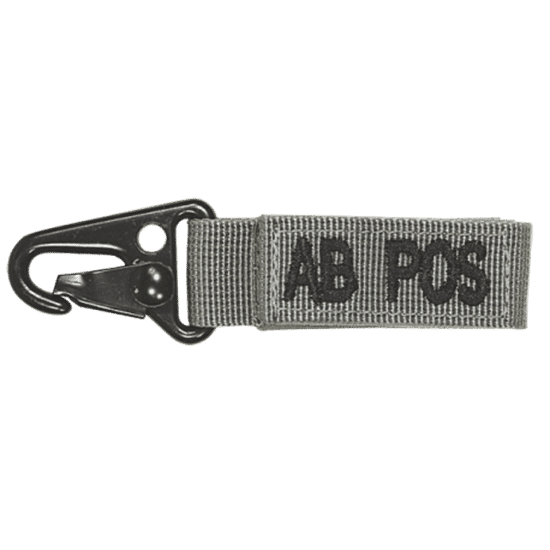 Voodoo Tactical Embroidered Blood Type Tags (AB+) - Tactical & Duty Gear