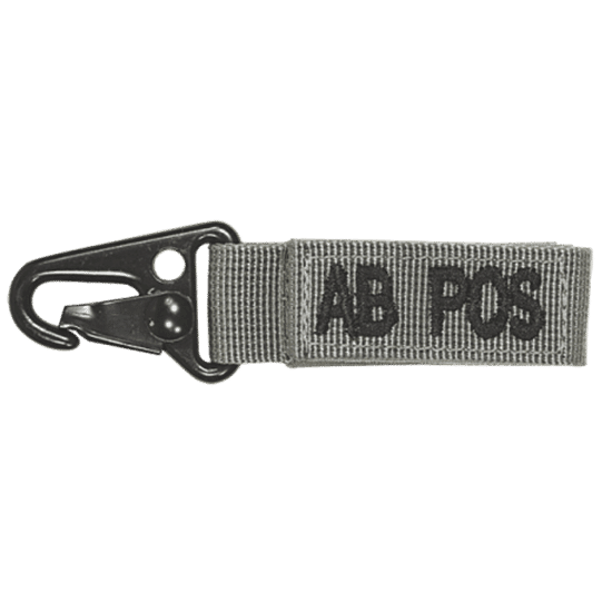 Voodoo Tactical Embroidered Blood Type Tags (AB+) - Tactical &amp; Duty Gear