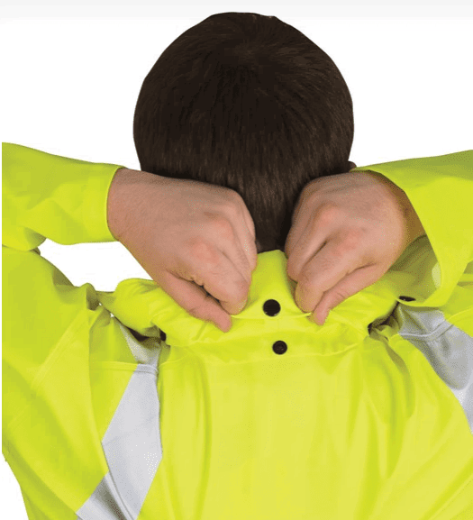 MCR Safety ANSI 107 Class 3 Hi-Vis Lime Waterproof Raincoat 518C - Newest Products