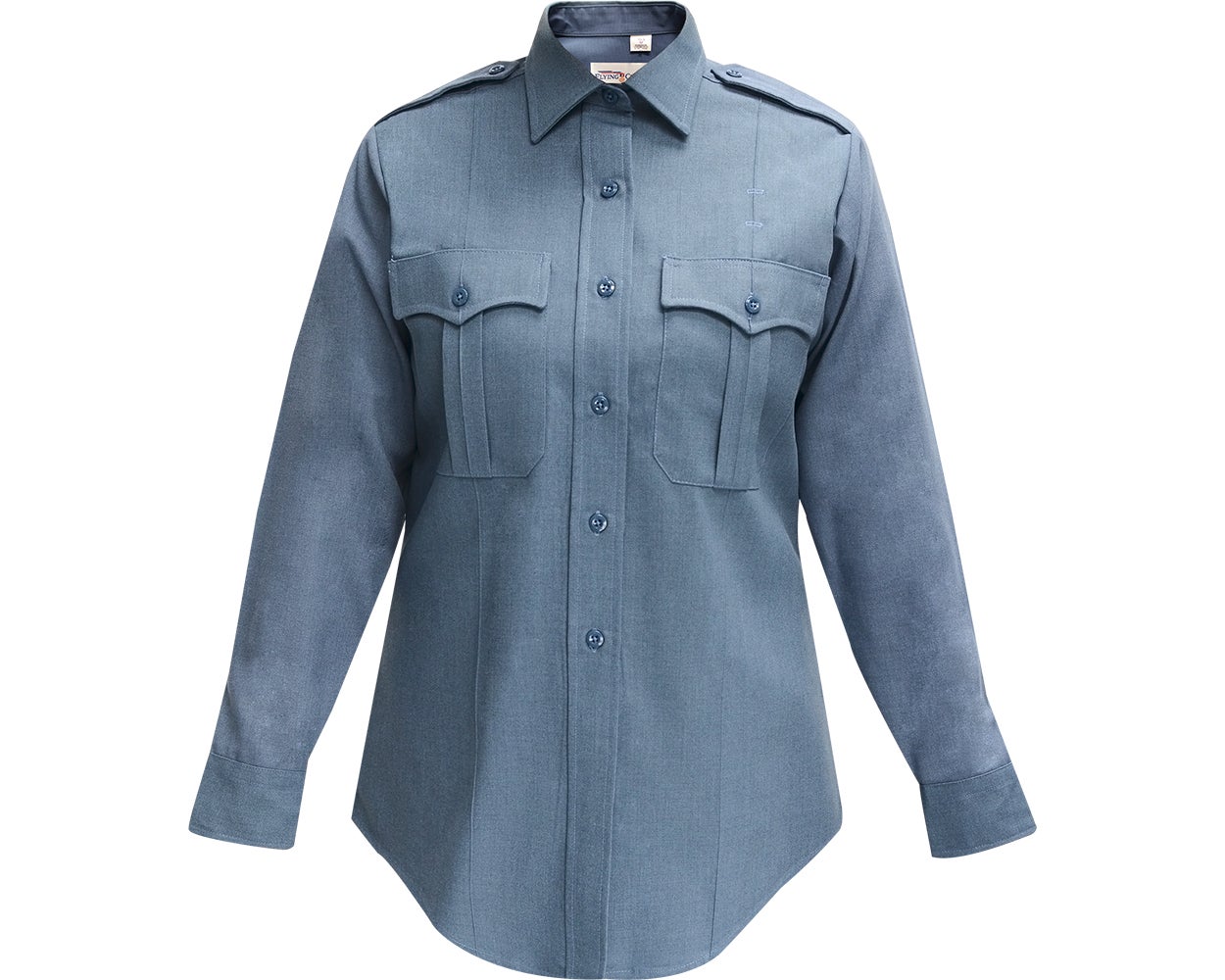 Flying Cross Deluxe Tropical Poly/Rayon Women's Long Sleeve Uniform Shirt