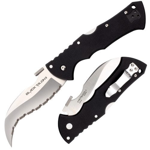 Cold Steel BLACK TALON II - Plain or Serrated - Serrated