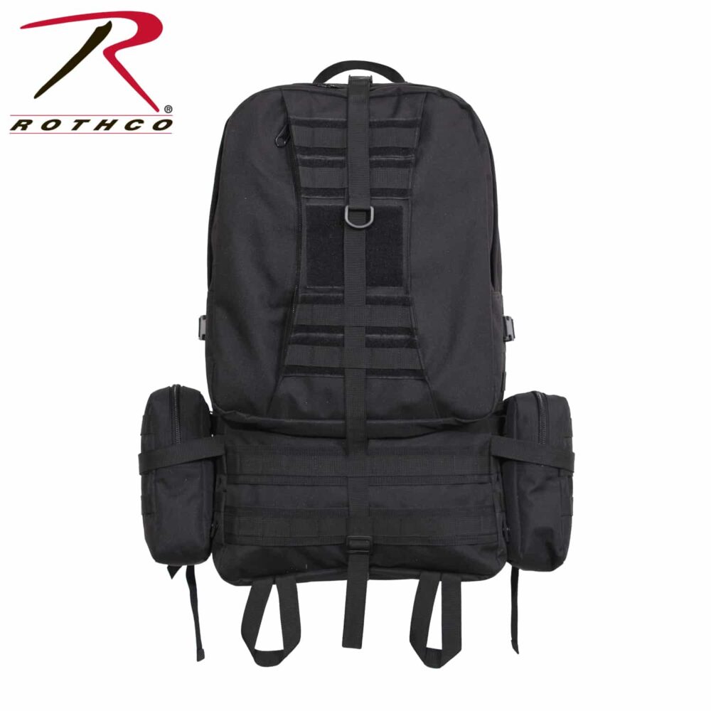 Rothco Global Assault Tactical Backpack Black 23510 - Tactical &amp; Duty Gear