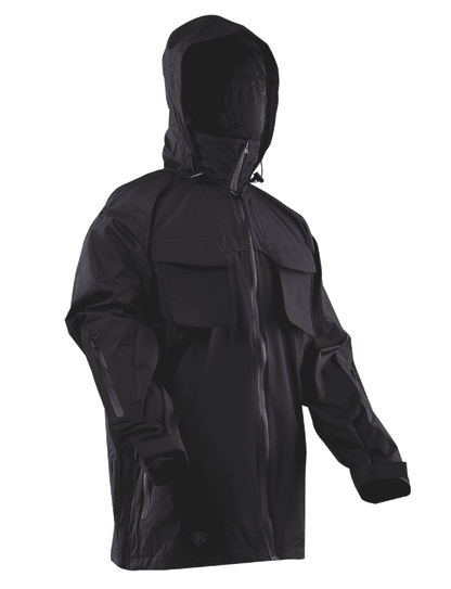 TRU-SPEC H2O All-Season Rain Proof Parka - Black - Clothing &amp; Accessories