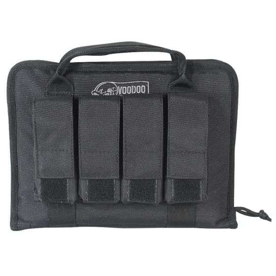 Voodoo Tactical Pistol Case with Magazine Pouches 25-0017 - Range Bags and Gun Cases
