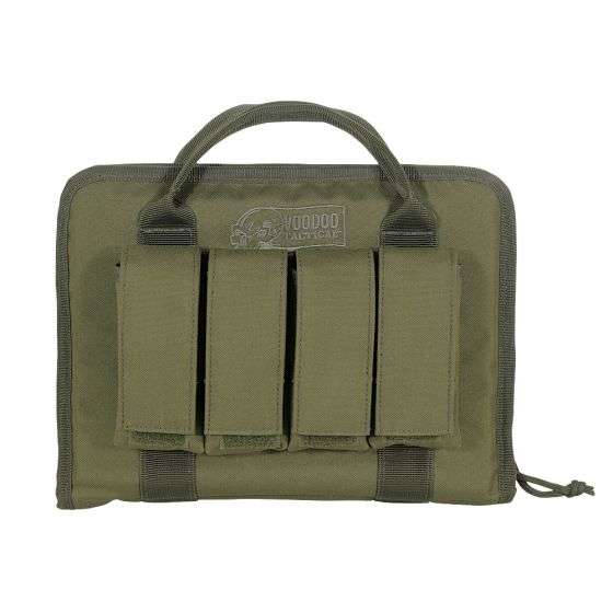 Voodoo Tactical Pistol Case with Magazine Pouches 25-0017 - Range Bags and Gun Cases