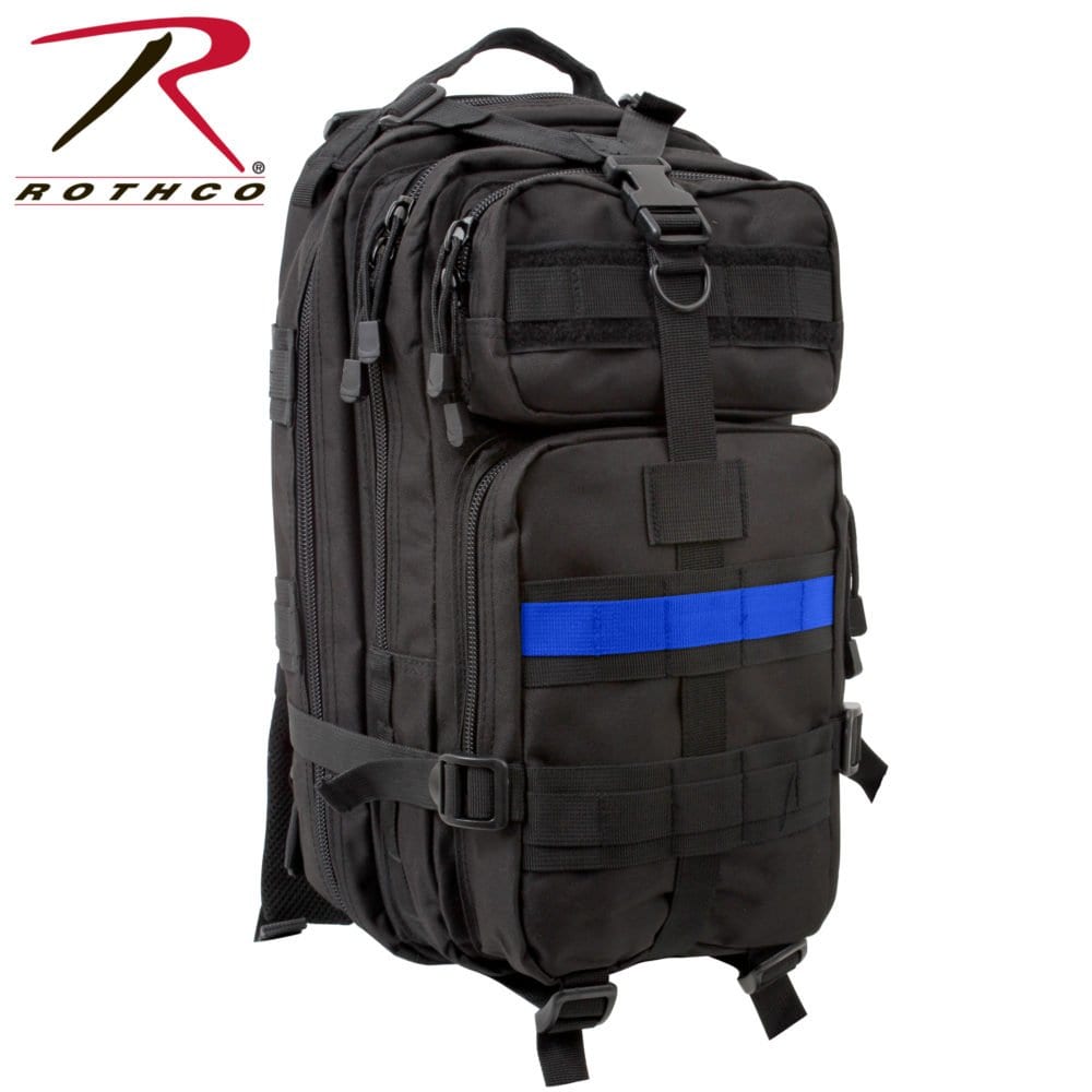 Rothco 2595 Thin Blue Line Medium Transport Pack - Tactical & Duty Gear