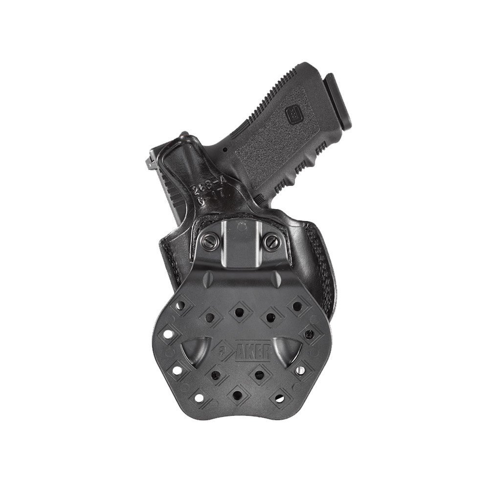 Aker Leather FlatSider™ XR19 Paddle Open Top Holster 268A - Tactical & Duty Gear