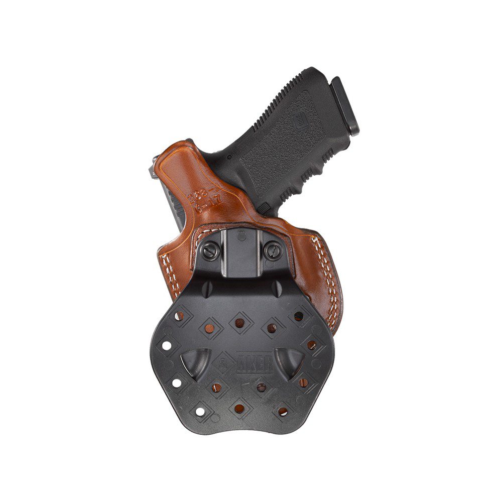 Aker Leather FlatSider™ XR19 Paddle Open Top Holster 268A - Tactical &amp; Duty Gear